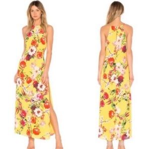 Privacy please size small yellow floral maxi